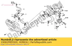 Here you can order the joint b, water from Honda, with part number 19082MEE000: