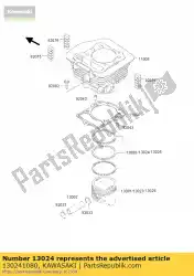 Aquí puede pedir anillo-conjunto-pistón ll, o / de Kawasaki , con el número de pieza 130241080: