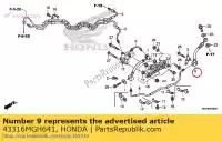 43316MGH641, Honda, slang comp. c, rr. rem honda  vfr 1200 2012 2013 2017, Nieuw