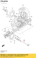 6471032E00, Suzuki, axle,rear suzuki dr  seu se dr650se drz250 650 250 , New