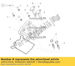 Aprilia 1A011919, Junta - tapa de cabeza, OEM: Aprilia 1A011919