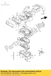 Here you can order the screw,tachomete from Suzuki, with part number 3414948G00: