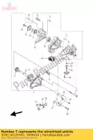 3D8124220000, Yamaha, deksel, behuizing yamaha  xvs 1300 2007 2008 2009 2010 2011 2014 2015 2016 2017 2018, Nieuw