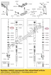 Tutaj możesz zamówić cylinder-zestaw-widelca od Kawasaki , z numerem części 440230062: