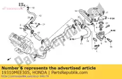 Here you can order the case comp., thermostat from Honda, with part number 19310MEE305: