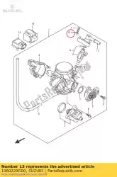 inpakken van Suzuki, met onderdeel nummer 1360229G00, bestel je hier online: