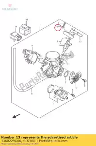 suzuki 1360229G00 inpakken - Onderkant