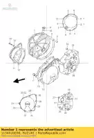 1134026E00, Suzuki, couvercle, embrayage suzuki gsf gsx 600 750 1995 1996 1997 1998 1999 2000 2001 2002 2003 2004 2005 2006, Nouveau