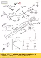 92072Y003, Kawasaki, Banda ksf50b7f kawasaki  brute force 50 90 300 700 2015 2016 2017 2018 2019 2020 2021, Novo