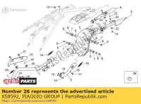 858592, Piaggio Group, Ogiva aprilia  rxv rxv sxv sxv 450 550 2008 2009 2010 2011, Novo