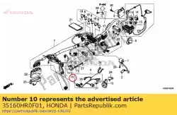 Aquí puede pedir conjunto sensor, ángulo de inclinación de Honda , con el número de pieza 35160HR0F01: