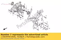 11664MW3A90, Honda, placa, guia da corrente de transmissão honda cb 750 1992 1994 1995 1996 1997 1998 1999 2001, Novo