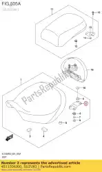 Here you can order the bracket,seat from Suzuki, with part number 4511506J00: