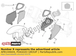 Aprilia AP8144604, Linker kanaalpakking, OEM: Aprilia AP8144604