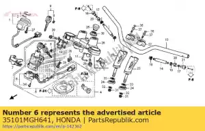 honda 35101MGH641 aucune description disponible pour le moment - La partie au fond