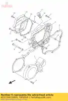 4ES154610000, Yamaha, gasket, crankcase cover 2 yamaha  yz 80 85 1993 1994 1995 1996 1997 1998 1999 2000 2001 2002 2003 2004 2005 2006 2007 2008 2009 2010 2011 2012 2013 2014 2015 2016 2017 2018, New