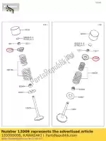 120090008, Kawasaki, molla valvola di ritegno kx450d6f kawasaki  kfx klx kx 450 2006 2007 2008 2009 2010 2011 2012 2013 2014 2015 2016 2017 2018 2019 2020 2021, Nuovo