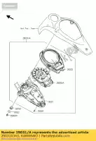 250310343, Kawasaki, meter-assy, ??kph vn1700faf kawasaki vn 1700 2010 2011 2012 2013 2014, Novo