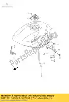 6811001DA0GZ8, Suzuki, set nastro, carburante t suzuki gs 500 2002 2003, Nuovo