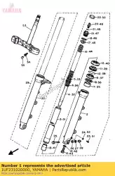 Aquí puede pedir conjunto de horquilla delantera (l. H) de Yamaha , con el número de pieza 1UF231020000: