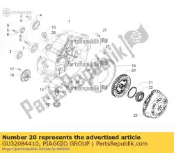 Tutaj możesz zamówić nap? Dzana tarcza sprz? G? A od Piaggio Group , z numerem części GU32084410: