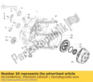 Piaggio Group GU32084410 nap?dzana tarcza sprz?g?a - Dół