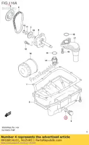 suzuki 0916814L01 uszczelka 14x18,3x - Dół