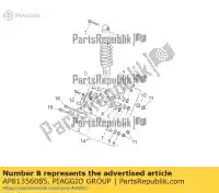 AP81356085, Piaggio Group, podwójny sworze? korbowodu aprilia moto-guzzi  bellagio breva breva v ie etv griso griso s e griso v ie mgs moto norge norge polizia berlino pegaso rs sport stelvio zd4xba00 zgulps01, zgulpt00, zgulps03 zgulsg01 zgulsu02 zgulze00, zgulzg00, zgulzu01 250 650 660 850 940 1000 1100 12, Nowy