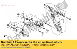 Ici, vous pouvez commander le boulon, bride, 10x71 auprès de Honda , avec le numéro de pièce 90129KAS900: