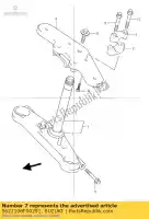 5622106F00291, Suzuki, uchwyt, uchwyt, d? suzuki tr 50 1998 1999 2000, Nowy