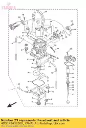 Aquí puede pedir jet, principal (# 178) de Yamaha , con el número de pieza 4MX149439300: