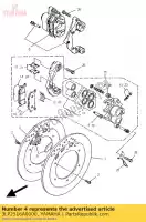 3LP2516A0000, Yamaha, damper yamaha xv virago 1100 750, New