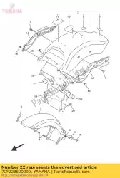 Aqui você pode pedir o toupeira em Yamaha , com o número da peça 7CF228690000: