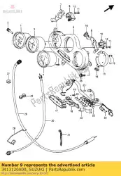 doos, metertoestel van Suzuki, met onderdeel nummer 3413120A00, bestel je hier online: