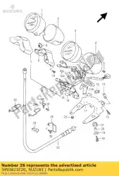 Here you can order the guide,cable from Suzuki, with part number 3493821E20: