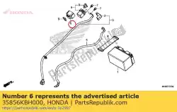 Aqui você pode pedir o borracha, choque em Honda , com o número da peça 35856KBH000: