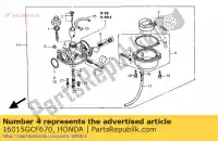 16015GCF670, Honda, conjunto de câmara, flutuação honda xr  r crf f xr70r crf70f 70 , Novo