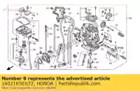 16021KSE672, Honda, zestaw pompy, membrana honda crf 150 2007, Nowy