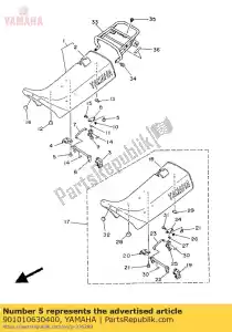 yamaha 901010630400 bolt (583) - Bottom side