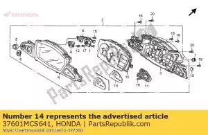 honda 37601MCS641 lente, hoja - Lado inferior