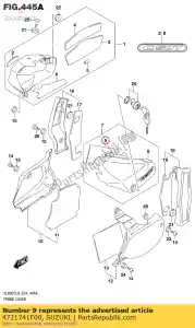 suzuki 4721741F00 cuscino, bagaglio - Il fondo