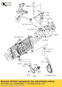 kawasaki 921540118 bullone, flangiato-piccolo, 6x20 er650c - Il fondo