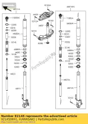 Aquí puede pedir spring klz1000acf de Kawasaki , con el número de pieza 921450891: