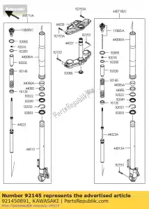 kawasaki 921450891 spring klz1000acf - Lado inferior