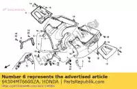 64304MT6600ZA, Honda, conjunto de tampa r nh193p tipo 1 honda cbr  f cbr600f 600 , Novo