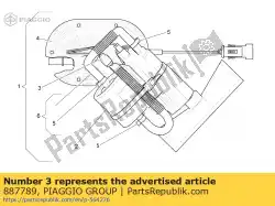 Ici, vous pouvez commander le thermistance auprès de Piaggio Group , avec le numéro de pièce 887789: