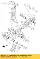 6210007G30YKS, Suzuki, Absorber, rr sho suzuki lt z400 quadsport limited 400 , Nowy