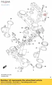 suzuki 5622135G00 supporto, maniglia, l - Il fondo