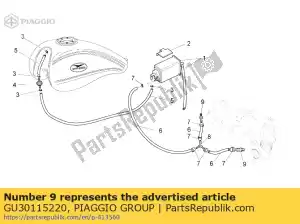 Piaggio Group GU30115220 articulação - Lado inferior