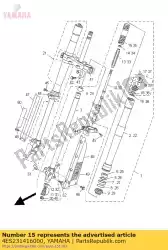 Qui puoi ordinare molla, forcella anteriore da Yamaha , con numero parte 4ES231416000: